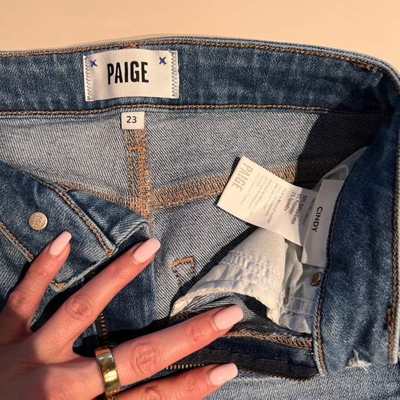 PAIGE CINDY HIGH STRAIGHT JEAN - Picture 4 of 9